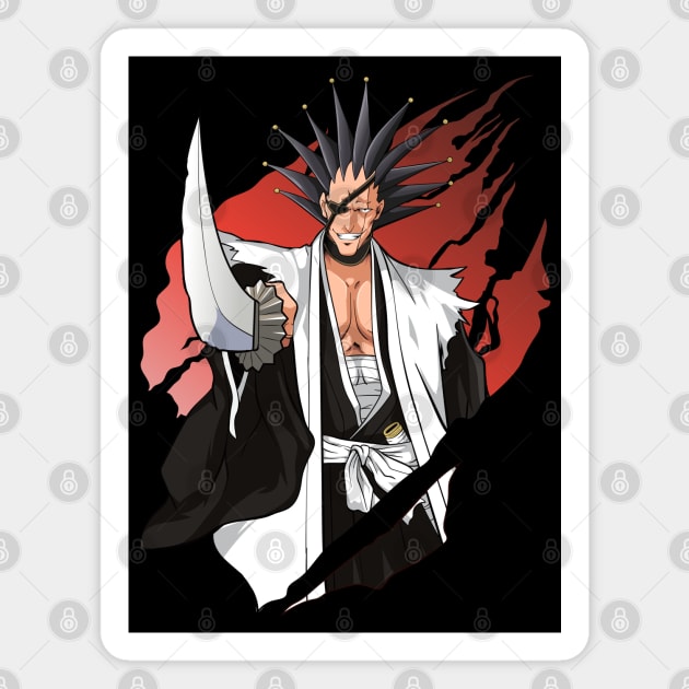 Zaraki Kenpachi Magnet by mounier